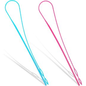 2pcs threader threader ، بلاستيكي مرن هوديي سلسلة Threader 23 بوصة سهلة Threader الرباط أداة الاستبدال للسترات سراويل سروال سراويل سروال سراويل