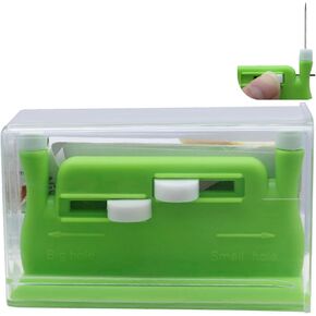 Threader Needle Threader ، تلقائي Threader التلقائي إبرة مزدوجة ترابط اليد مزدوجة ثقب الإبرة أداة إدراج لآلة الخياطة ديي مصنوعة يدوي
