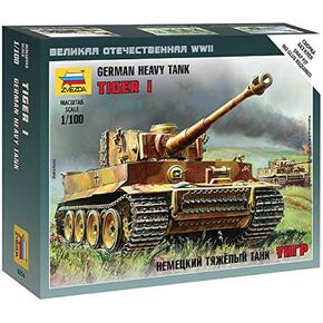 Zvezda 500786256 – 1: 100 German Heavy Tank Tiger I
