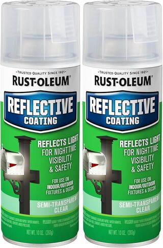 Rust-Oleum 214944 Speciality Reflection Spray ، تشطيب واضح شبه شفاف ، 10 أوقية in Kuwait