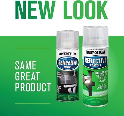 Rust-Oleum 214944 Speciality Reflection Spray ، تشطيب واضح شبه شفاف ، 10 أوقية in Kuwait