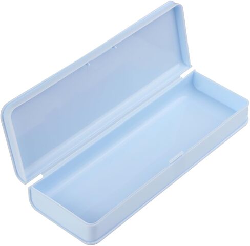 Pencil Box,Plastic Pencil Case For Kids School Office,Grey,1 Pack,Solid in Kuwait