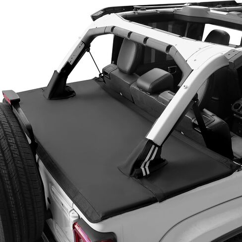 JOYTUTUS Tonneau Cover Compatible with Wrangler JKU 4 Doors, JK Cargo Trunk Cover Tailgate Cover JK Accessories for 2007-2018 Wrangler JK Unlimited in Saudi Arabia