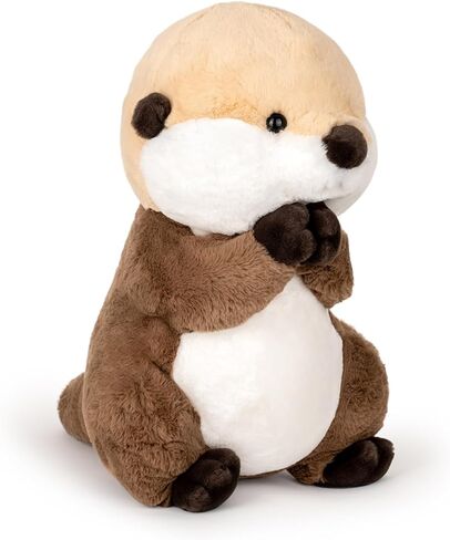 Otter Stuffed Animal Plush Cute Otter Plush 9.8" Stuffed Otter Plushie Toy Sea Otter Stuffed Animal Christmas Birthday for Kids Children Girls Boys in Kuwait