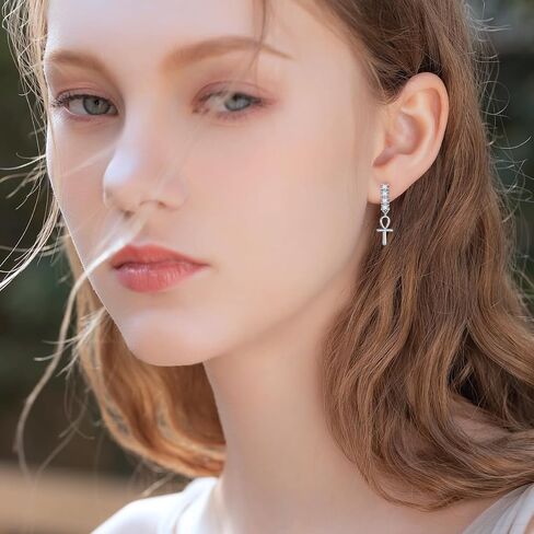 MONGAS Gingerbread Man Earrings Sterling Silver Gingerbread Man Screw Back Stud Earrings Christmas Gingerbread Man Jewelry For Women in Saudi Arabia