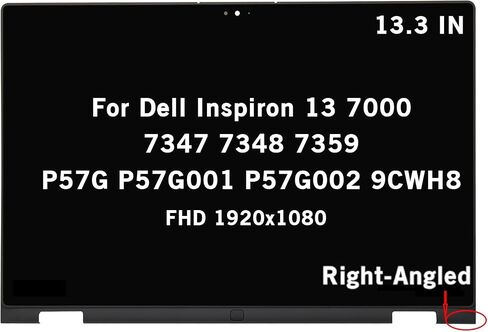 15.6" New Screen Replacement for Dell Inspiron 15 7569 7579 i7569 i7579 B156HAB01.0 LP156WF7(SP)(EC) FHD 1920x1080 IPS LCD Display Touch Screen Digitizer Assembly with Bezel (EDP 40Pins Connector) in Kuwait
