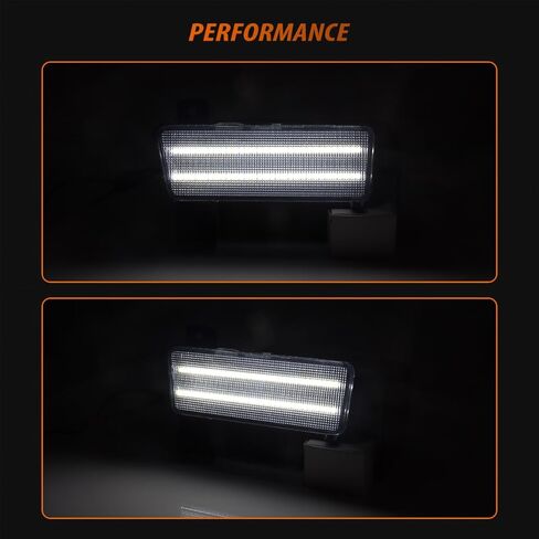 ADIIL Clear Lens LH+RH Pair Front Fender Lower Side Marker Light Lamp For 1970 Chevy Chevelle El Camino in Kuwait