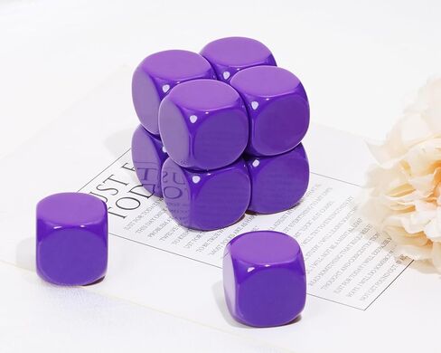 Shapenty 25mm ستة جوانب جولة فارغة جولة حافة أكريليك النرد مكعبات للعبة العائلة DIY رقم رسالة ملصقات ألوان قصة مخصصة جعل الحفل العد لصالح ، 10pcs (أبيض) in Kuwait