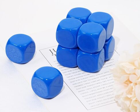 Shapenty 25mm ستة جوانب جولة فارغة جولة حافة أكريليك النرد مكعبات للعبة العائلة DIY رقم رسالة ملصقات ألوان قصة مخصصة جعل الحفل العد لصالح ، 10pcs (أبيض) in Kuwait