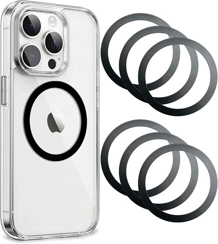 Universal Metal Rings Sticker Compatible with Magsafe Ultra-Thin(0.2mm) - 5 PCS in Kuwait