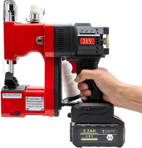 Battery Bag Sewing Closing Machine Brushless Motor Cordless Portable Bag Closer Stitcher Packing Machine in Kuwait