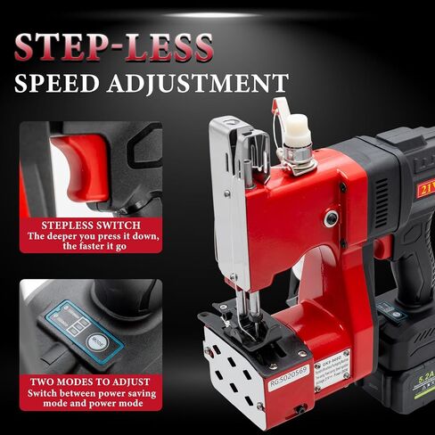 Battery Bag Sewing Closing Machine Brushless Motor Cordless Portable Bag Closer Stitcher Packing Machine in Kuwait