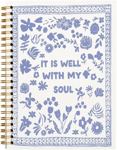 دفتر الملاحظات الحلزوني للكتاب المقدس ، مجلة Note Proge Transe Supplies ، إنه جيد مع روحي ، دفتر ملاحظات لطيف ، Glue Trendy Gifts دفتر ملاحظات لمدرس طالبات الفتيات في سن المراهقة ، هدايا مسيحية للنساء 5.5x8.3 بوصة in Kuwait