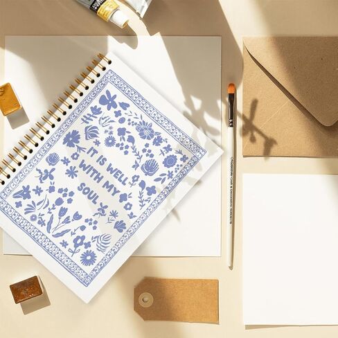 دفتر الملاحظات الحلزوني للكتاب المقدس ، مجلة Note Proge Transe Supplies ، إنه جيد مع روحي ، دفتر ملاحظات لطيف ، Glue Trendy Gifts دفتر ملاحظات لمدرس طالبات الفتيات في سن المراهقة ، هدايا مسيحية للنساء 5.5x8.3 بوصة in Kuwait