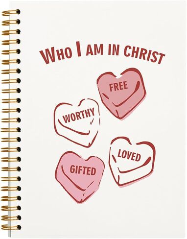Bible Spiral Notebook, Bible Note Taking Supplies Notebook Journal, It Is Well With My Soul, Cute notebook, Blue Trendy Hardcover Gifts Notebook for Teen Girls Student Teacher,Christian Gifts for Women 5.5x8.3 inch in Saudi Arabia