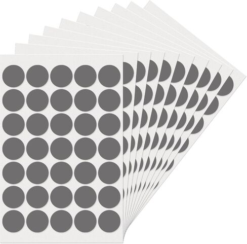 Gray Dot Stickers Round 1 Inch Sticker, Circle Colored Labels Color Coding Labels for Office Classroom Toddlers Activity 350 Pieces in Saudi Arabia