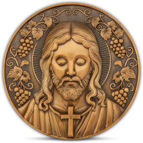 Coin Christian - Inspirational John 3:16 Medallion يضم يسوع من أجل الإيمان والمعمودية والتشجيع الروحي (عملة واحدة)