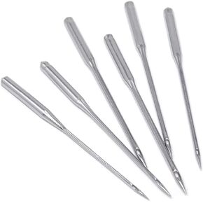 Honbay 60pcs Metal Universal Machine Machine Edele للمغني ، الأخ ، Janome ، Varmax (الحجم المتنوع: 65/9 ، 75/11 ، 80/12 ، 90/14 ، 100/16 ، 110/18)