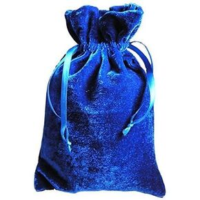 الورق Mart Tarot/Rune Dice Gift Bag Bag Royal Blue Velvet Bag 6x9