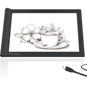 صندوق الضوء لتتبع إمدادات الطاقة A4،2-in-1 (بطارية USB/Type-C & 3AA) وسادة السطوع غير القابل للتطبيق الداخلي أو في الهواء الطلق للفنانين ، الرسم ، الرسم ، الرسوم المتحركة ومشاهدة الأشعة السينية (أسود)