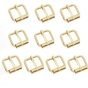 10 PCS Roller Buckle ، أحزمة الأبواق المعدنية أحزمة أجهزة دبوس دبوس الشبكات الشحوم للأكياس الحزام جلد الحزام