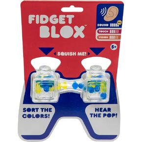 Goliath Fidget Blox Sound | الأزرق والأصفر بوبرز | ألعاب تململ الحسية | من صانعو جيلي بلوكس | آمن وموثوق | تتراوح أعمارهم بين 5+