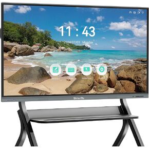 Shiarffe 55 Inch Smart Board 4K UHD Smartboard Interactive Whiteboard, Touchscreen Digital Whiteboard for Classroom Office Home