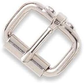 Tandy Leather 1-1/2" Single Prong Roller Buckle Nickel 1518-02