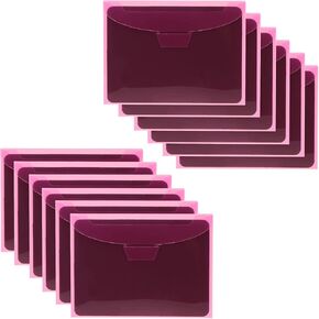 Unimeix 24 PCS ملاءات مغناطيسية لختم تخزين الموت وجيوب تخزين يموت تخزين مقطوع لصنع البطاقات (12 جهاز كمبيوتر شخصي+ 12 قطعة ، سمك 0.8 مم