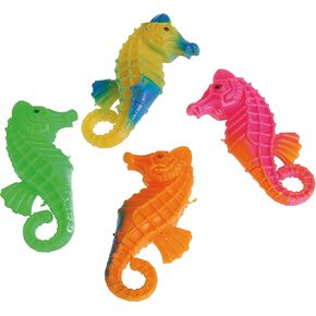 U. S. Toy Dozen Assorted Plastic Seahorses