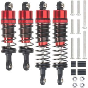 امتصاص صدمات زيت الألومنيوم مجموعة 4pcs RC مخمدات لـ Tamiya Orv هيكل الضفدع Subaru Brat Monster Blackfoot 1/10 Off-Road Car Parts