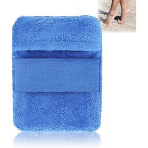 Dohia Sand مزيل لحقيبة إزالة الرمال الشاطئية ناعمة قبالة Mitt Beach Sand Cleaner Beach Vacation Camping Essentials ST1-HTCSD (الأزرق الصغير)