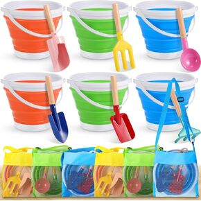 18 PCS To Beach Toys قابلة للطي قابلة للطي الرمال الصدف الأدوات الشاطئية أدوات حديقة المعادن أسطوانة ملعقة شوكة شوكة مسطحة ومجرفة مدببة (3 ألوان ، كلاسيكية)