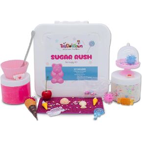 Sugar Rush Sensory Kit, Sensory Play, Cognitive Development and Fine Motor Skills, Tactile Activities for On The Go, Sensory Toys for Preschoolers and Kids Ages 4, 5, 6, 7, 8