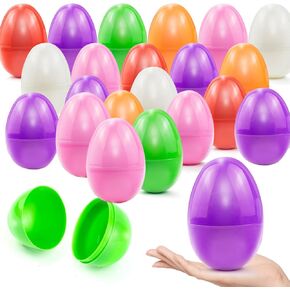 البلاستيك 6 بيض عيد الفصح للأطفال من أجل عيد الفصح لعبة صيد البيض 3.2 بوصة (12)