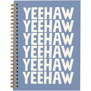 Trendy Retro West Cowgirl Noteboor ، Preppy Western Notebook Journal for Teen Girl Office School School Teacher ، Preppy Office Supplies ، Hardcover Spiral Notebook 5.5x8.3