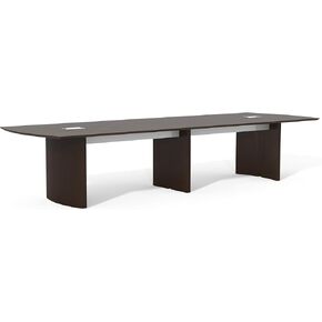 Safco Medina Modern Office Conference Meeting Room Table, 10', Gray Steel