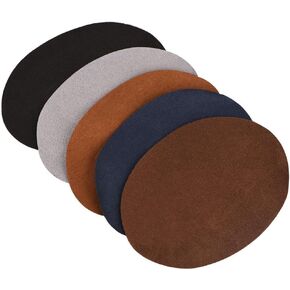 Iron On Elbow Patches for Shirts Leather Elbow Patches for Sweaters Elbow Knee Repair Patches for Pants Shirts Jacketoval Shape Pu Leather Patch Repair Kit Kids Adult 10Pcs