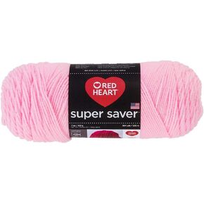 Red Heart Super Saver Yarn 373 Petal Pink
