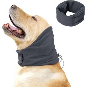 Brkurleg Dog Hodie Hoodie ، فطائر أذن الكلب القابلة للتعديل ، أذني الكلاب غطاء رأس لإغاثة القلق ، لا تهتز الأذن للكلاب ، واقي آذان الحيوانات الأليفة للاستمالة ، والاستحمام ، وتجفيف القوة ، الرمادي L.