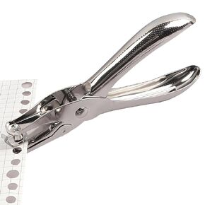 ثقب مقبض Tenoc Punch 1 قطعة ، مساعد تجويف الدائرة الورقية مع الصلب للمكتب والمدرسة والمنزل وسهل لكمة الثقب للأطفال والبالغين