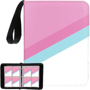 CARD BINDER 4-POCKET CARD ARLDER 400 GAMECards Gamecards Holder Zipper Case Collector ألبوم Game Sports Collector Gift