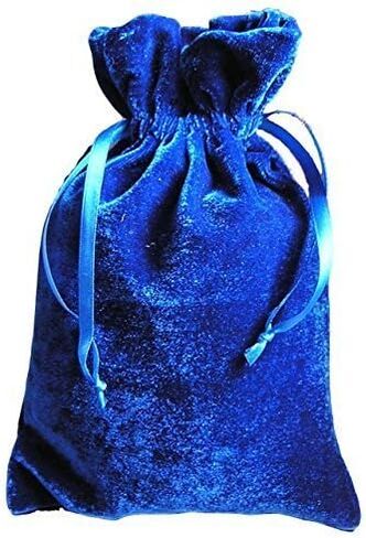 الورق Mart Tarot/Rune Dice Gift Bag Bag Royal Blue Velvet Bag 6x9 in Saudi Arabia