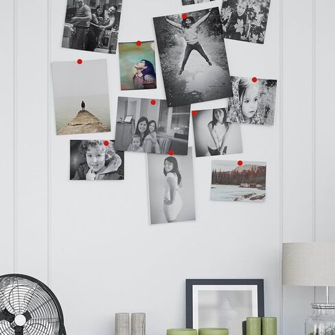 100 PCS White 0.39 Introd Dound Head Dins for School ، Home ، Office Map ، Photo Wall ، و Cork Board ، Reuse (100 ، White) in Kuwait