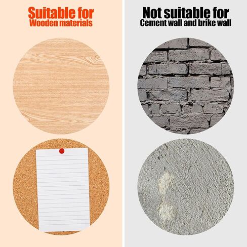 100 PCS White 0.39 Introd Dound Head Dins for School ، Home ، Office Map ، Photo Wall ، و Cork Board ، Reuse (100 ، White) in Kuwait