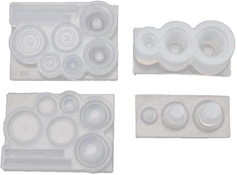 appuivbt 3D Mini Glass Bottle Resin Mold,Drink Bottle Cup Resin Casting Mold Epoxy Resin Silicone Mould for Jewelry Making Craft in Saudi Arabia
