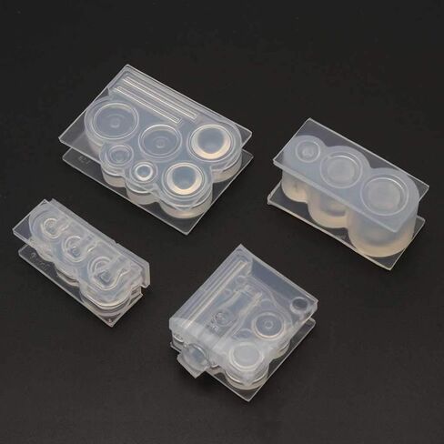 appuivbt 3D Mini Glass Bottle Resin Mold,Drink Bottle Cup Resin Casting Mold Epoxy Resin Silicone Mould for Jewelry Making Craft in Saudi Arabia