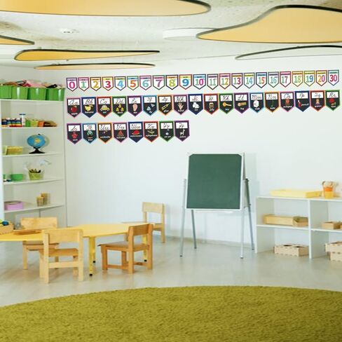 48 Pieces Cursive Alphabet and Number Back to School Bulletin Board Set, Cursive Letter Formation Cards, Early Learning Posters Cards for Kindergarten Primary Classroom Wall Décor(Cursive Style) in Saudi Arabia