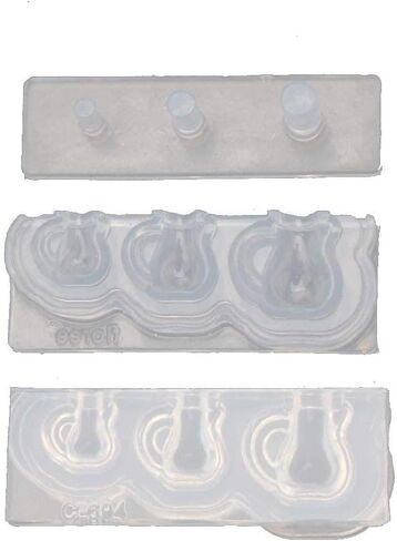 appuivbt 3D Mini Glass Bottle Resin Mold,Drink Bottle Cup Resin Casting Mold Epoxy Resin Silicone Mould for Jewelry Making Craft in Saudi Arabia