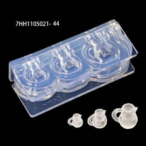 appuivbt 3D Mini Glass Bottle Resin Mold,Drink Bottle Cup Resin Casting Mold Epoxy Resin Silicone Mould for Jewelry Making Craft in Saudi Arabia